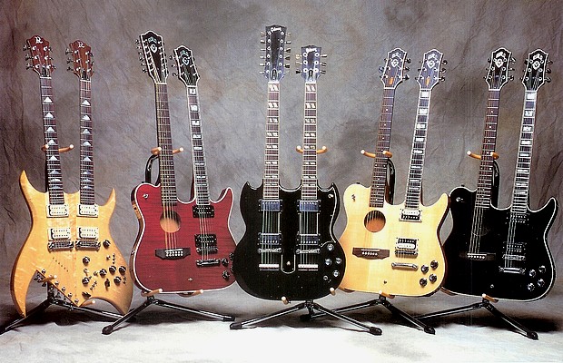 Slash's Double Neck guitars