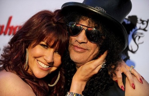 Slash with his ex-wife Perla