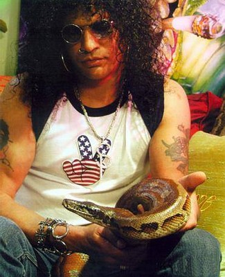 Slash with a snake Slash with a snake