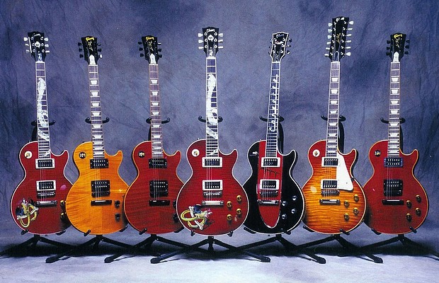 Slash's Gibson Les Paul guitars