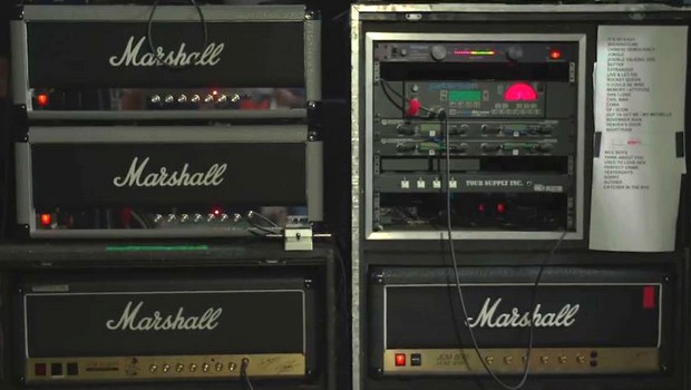 Slash's live gear with Guns N' Roses