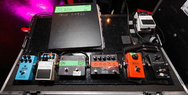 Slash's live gear with Myles Kennedy