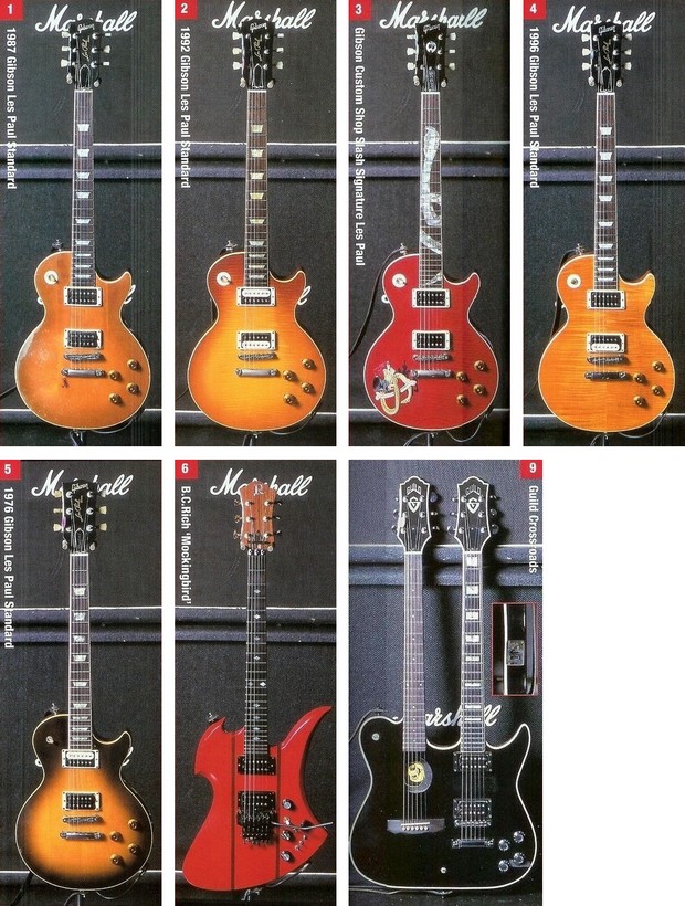 Slash's live gear with Slash's Snakepit