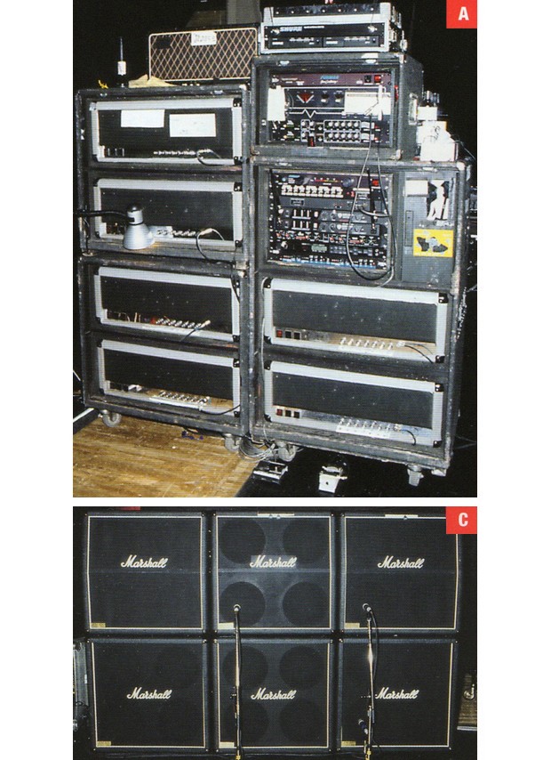 Slash's live gear with Slash's Snakepit