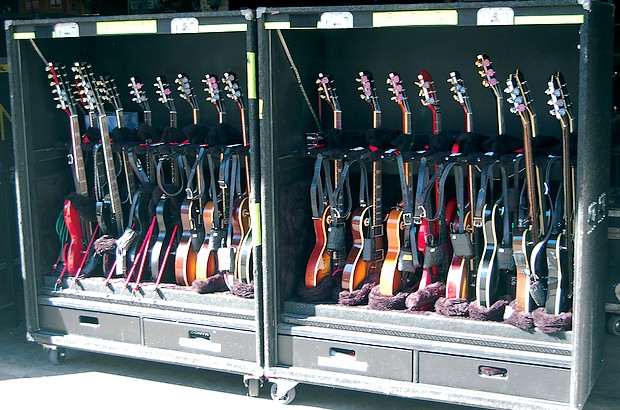 Slash's live gear with Velvet Revolver