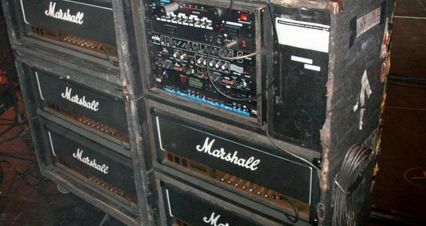 Slash's live gear with Velvet Revolver