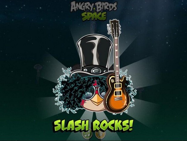 Slash in Angry Bird Space Slash in Angry Bird Space