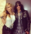 Slash with Carmen Electra