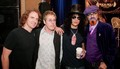 Slash with Dave Ellefson, Roger Daltrey and Mark Hudson