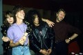 Slash with David Bowie, Chrissie Hynde and Jeff Beck