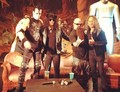 Slash with Doyle Wolfgang Von Frankenstein, Kerry King and Kirk Hammett