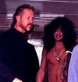 Slash with James Hetfield