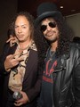 Slash with Kirk Hammett