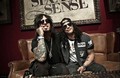 Slash with Nikki Sixx