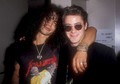 Slash with Robert Downey Jr.