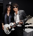 Slash with Ronnie Wood