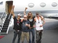Slash with Scott Ian, Rob Zombie and Tommy Lee