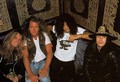 Slash with Sebastian Bach, Steve Jones and Ian Astbury