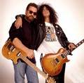 Slash with Eddie Van Halen